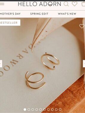 Hello Adorn Tiny Twist Eaarings